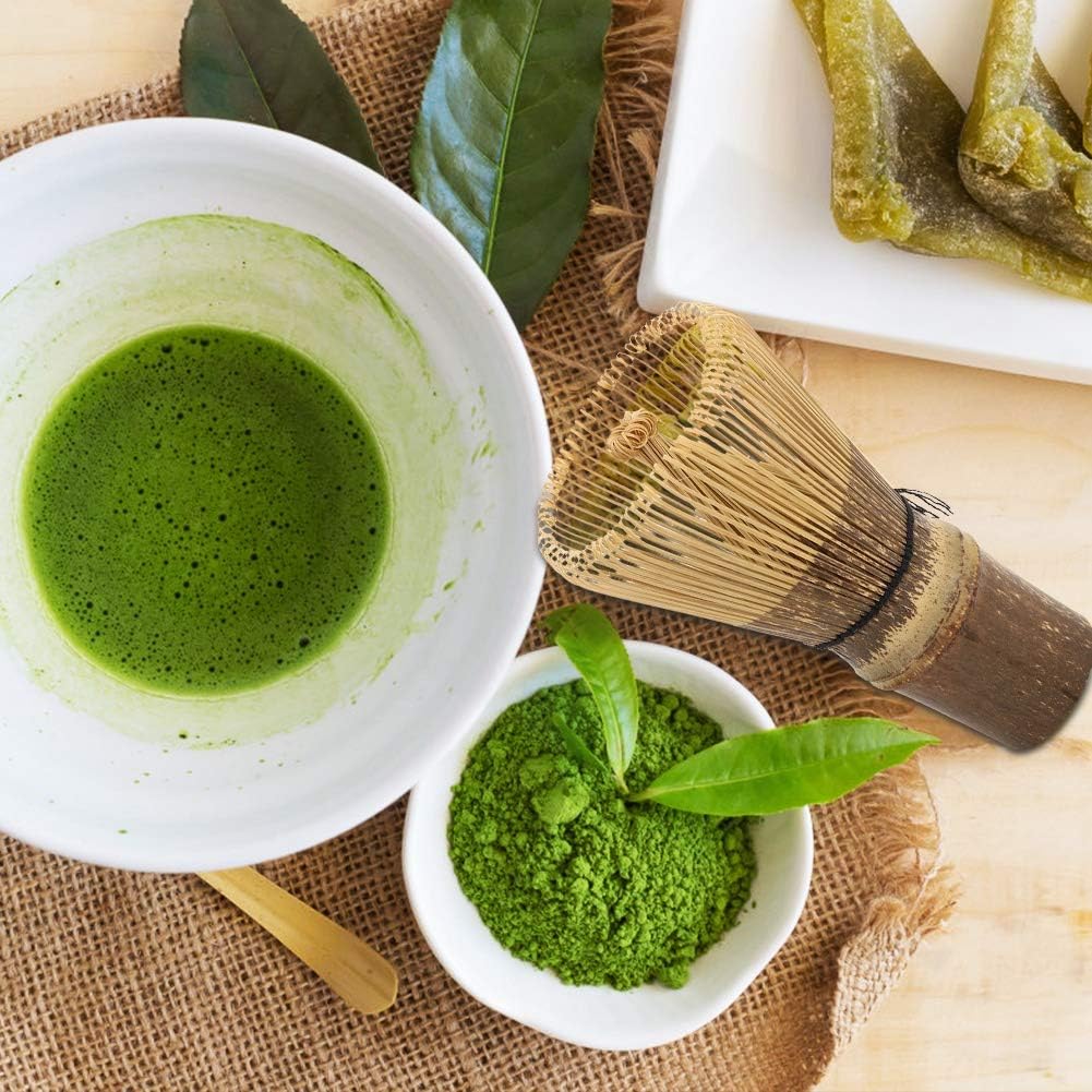 Bambus Matcha Schneebesen, japanische zeremonielle Matcha Tee Schneebürste Pinsel für Grüntee Pulver
