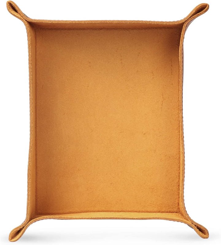 Londo Echtleder Leder Taschenleerer - Vide Poche - Ledertablett Organizer, Praktische Aufbewahrungsb