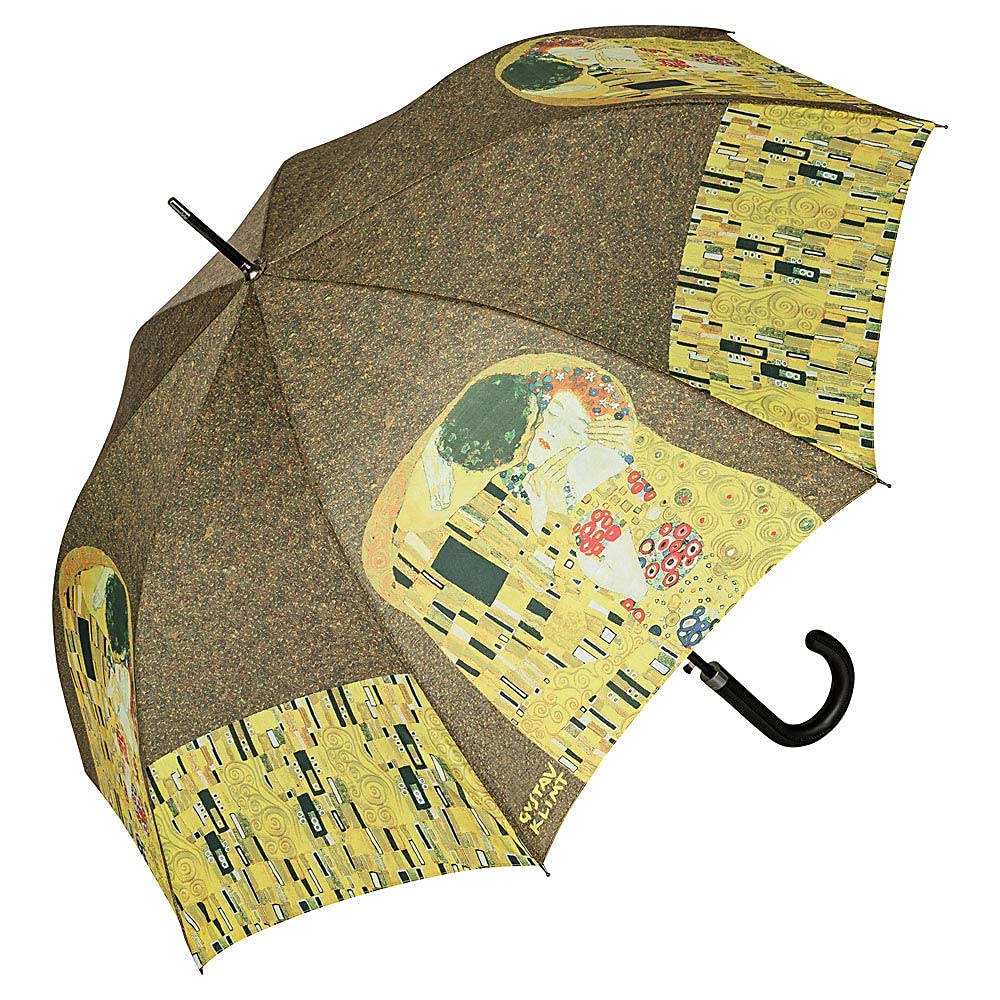 VON LILIENFELD Regenschirm Gustav Klimt: Der Kuss Auf-Automatik Damen Herren Kunst Stabil Stockschir
