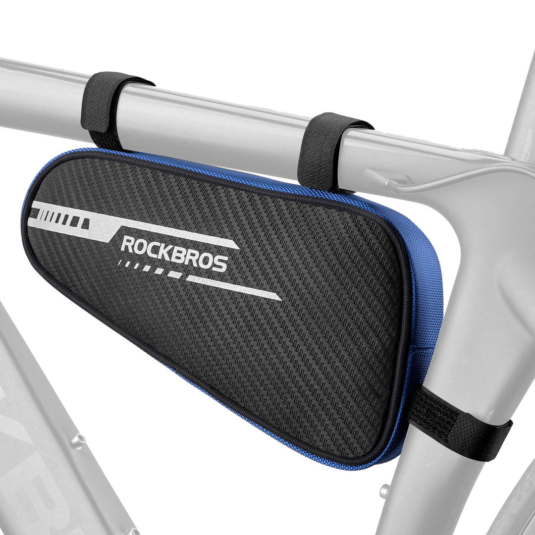 ROCKBROS Rahmentasche Dreieckstasche 1,2L Fahrradtasche für MTB, Rennräder Wasserabweisende Werkzeug