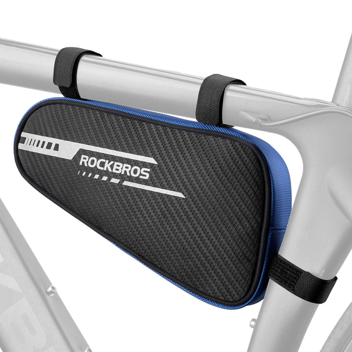 ROCKBROS Rahmentasche Dreieckstasche 1,2L Fahrradtasche für MTB, Rennräder Wasserabweisende Werkzeug