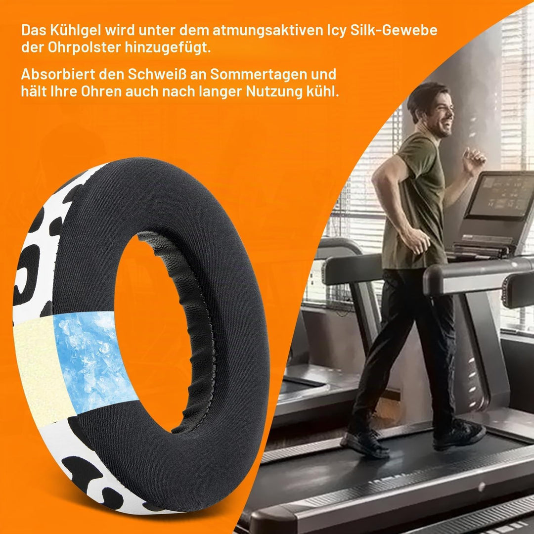 SOULWIT Kühlgel Ersatzpolster Ersatz Ohrpolster für Bose 700 (NC700 NC 700) Noise Cancelling Kopfhör
