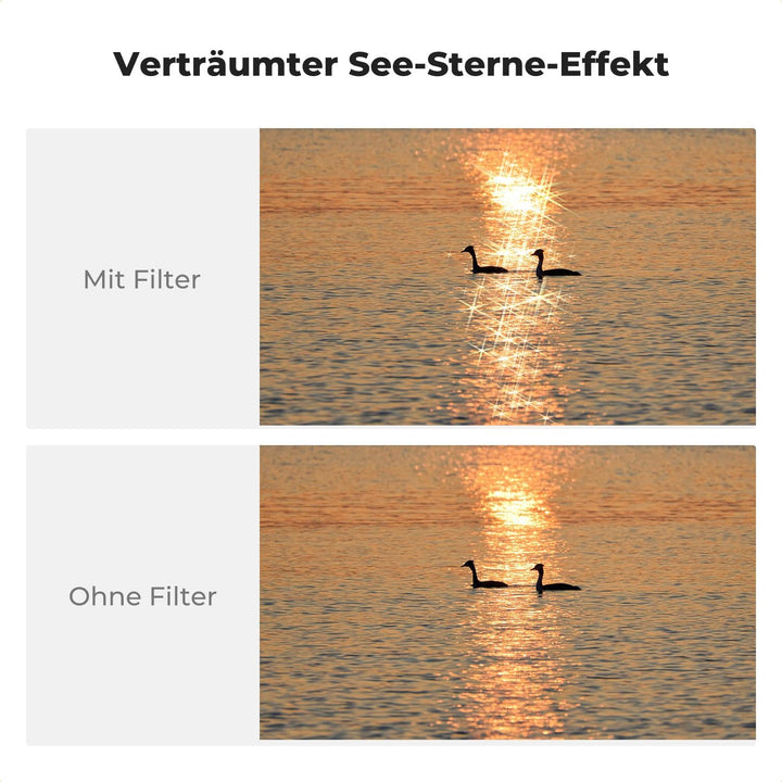 K&F Concept OSMO Pocket 3 6X Stern Filter, Magnetischer Effekt Filter kompatibel mit DJI OSMO Pocket