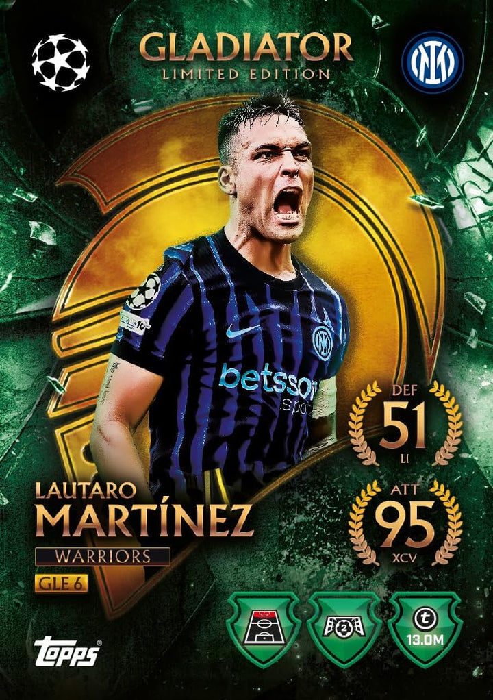 Topps UCC Match Attax 2025/26 - Mega Tin - Warriors - enthält 45 Match Attax Karten plus 3 exklusive