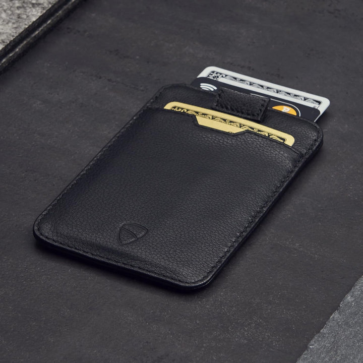 Vaultskin Chelsea Ultra-Slim Leder-Geldbörse für die Vordertasche - RFID-Blockierung für Männer mit