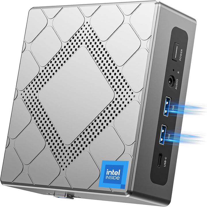 NiPoGi CK10 Mini PC 32 GB DDR4 RAM, Ιntel i5-12450H (bis zu 4,4GHz, 8C/12T) Mini PC WiFi 6, 1024 GB