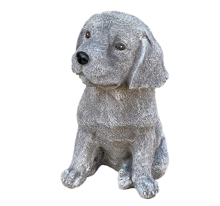 stoneandstyle Steinfigur Beagle Welpe frostfest Steinguss