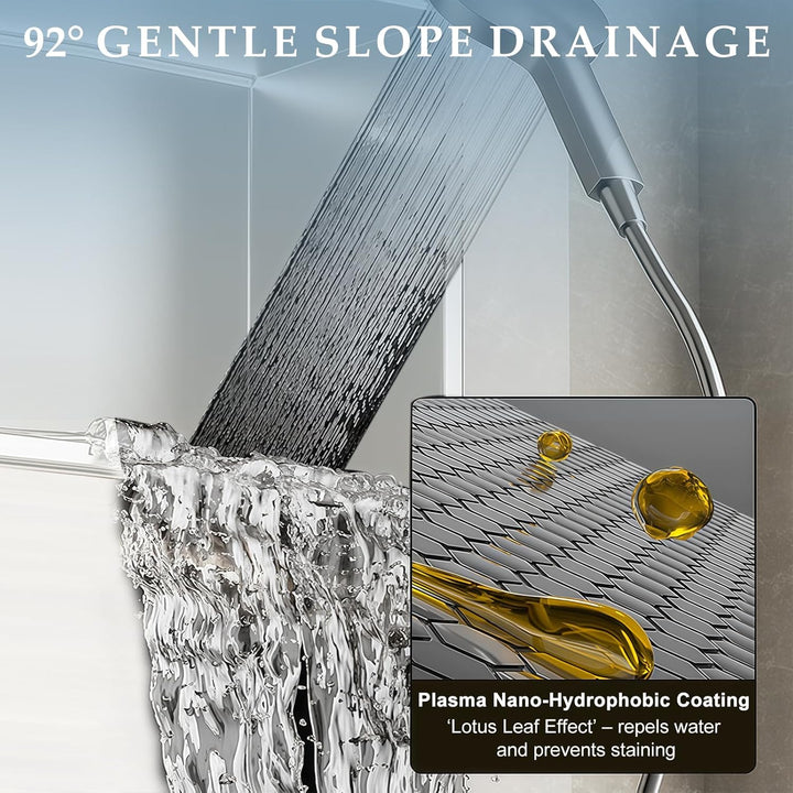 Wandnische Dusche 304 Edelstahl, 70x26x10cm Eingebettete Duschnische, Keine Fliesen Erforderlich, Do