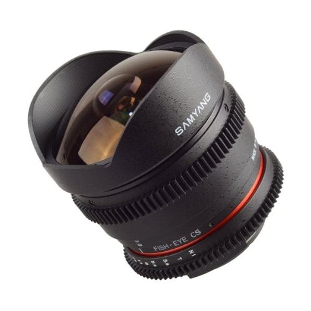 Samyang 8 MM T3.8 Fisheye-Objektiv (Nikon F-Anschluss) für Nikon, für Nikon