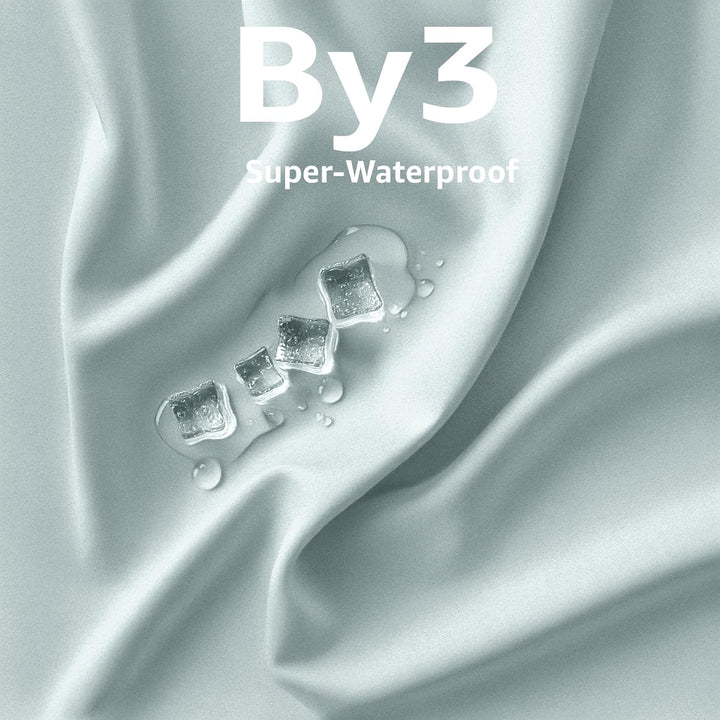 Byour3 – 3 Sitzer SUPER Wasserdicht Sofabezug Haustiere Sofaschutz Baumwolle Fleckenabweisender Schu