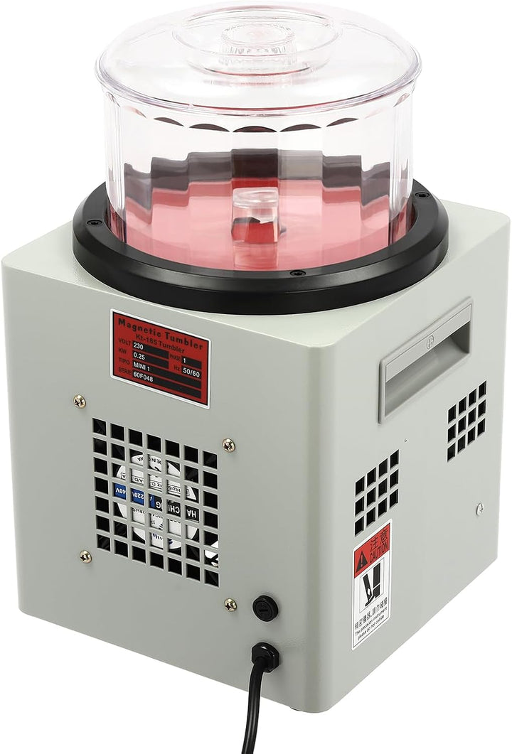 Mini Magnetischer Tumbler, 2000 RPM Schmuck Poliermaschine und Finisher Maschine mit 10-60min Timing