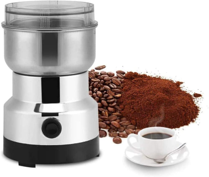 Dioche Kaffeemühle,Multifunktions-Lebensmittel Kaffeemühle Edelstahlbehälter für Kaffeebohnen für zu