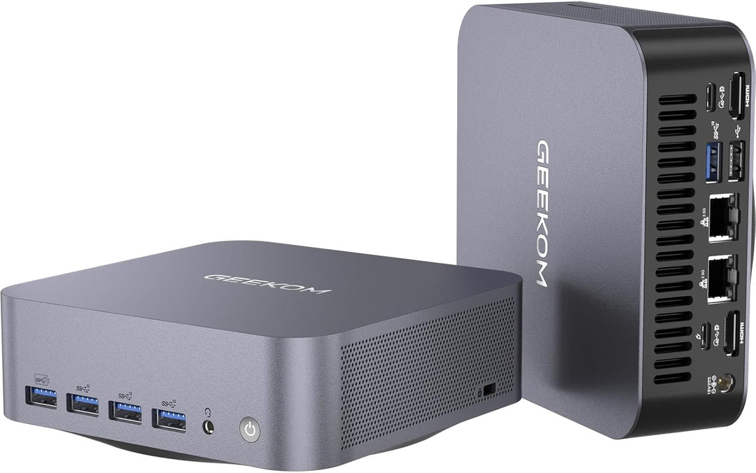 GEEKOM AI Mini PC GT1 Mega - Intel Core U9 185H,16 Kerne 22 Threads, Bis zu 5.1GHz, 2.5Gbps Dualer L