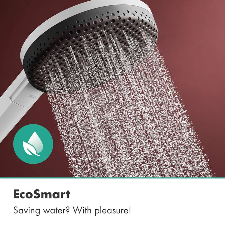 hansgrohe Raindance Alive Select S - Duschset mit Duschkopf wassersparend (EcoSmart, 3 Strahlarten i