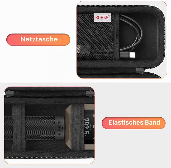 BOVKE Tragetasche Kompatibel mit Garmin Xero C1 Pro Kompaktchronograph für Fernaufnahmen, Garmin Xer