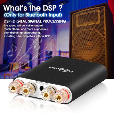 Mini Bluetooth 5.0 DSP Digital Amplifier Stereo Integrierter Leistungsverstärker 200W Verstärker(Nob