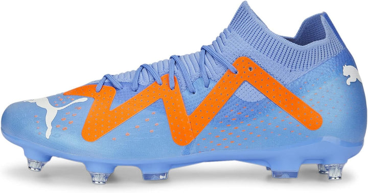 PUMA Herren Future Match Mxsg Fussballschuh 42.5 EU Blue Glimmer Puma White Ultra Orange, 42.5 EU Bl