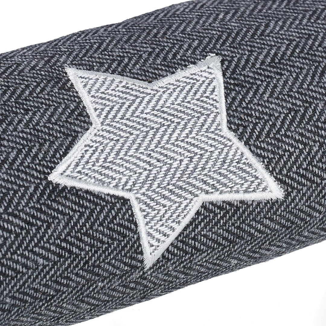 Relaxdays Zugluftstopper, Windstopper Tür & Fenster, weiche Türschlange, Sandfüllung, Kälteschutz, 7