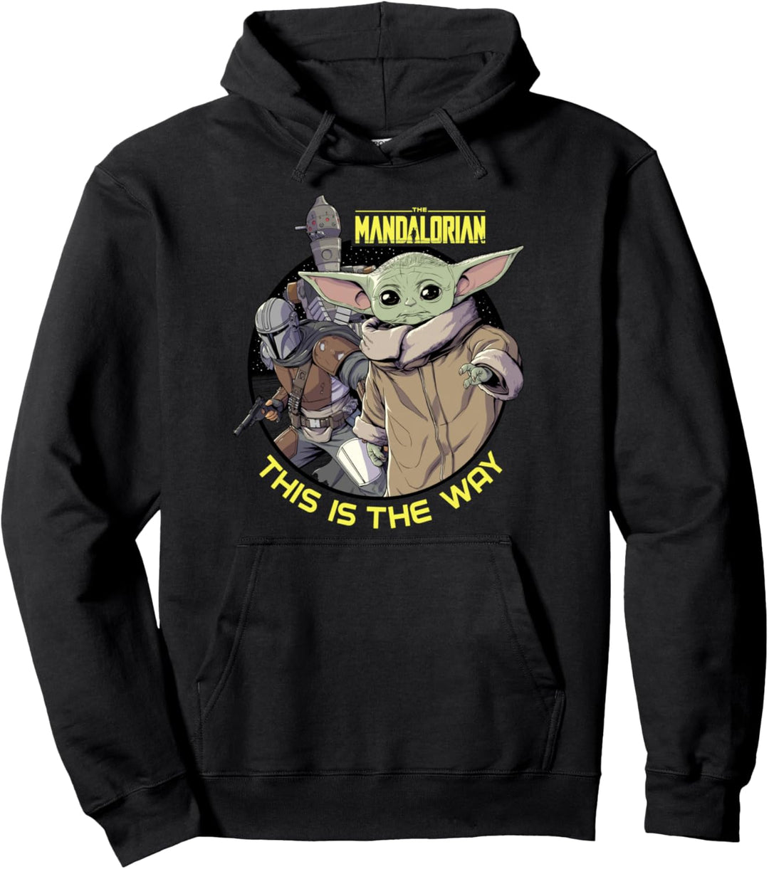 Star Wars: The Mandalorian Child Group Shot This Is The Way Pullover Hoodie