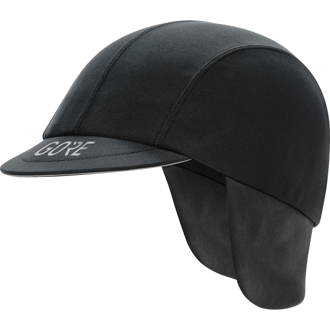 GORE WEAR Winddichte Fahrradkappe für Herren M-L Schwarz, M-L Schwarz