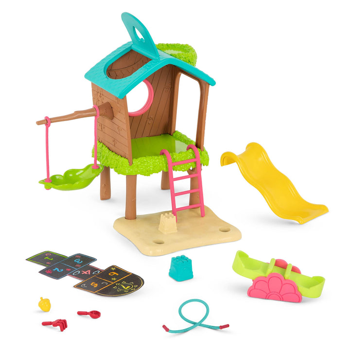 Li'l Woodzeez - Spielpark-Set - Spielset für Figurinen - Figurenspielset - Spielhaus Spielset - 3 Ja