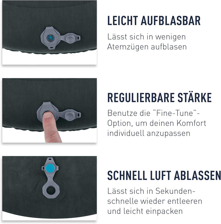 Sea to Summit Aeros Ultralight Pillow Regular - Reisekissen Sea Foam Green 36x26x12cm, Sea Foam Gree