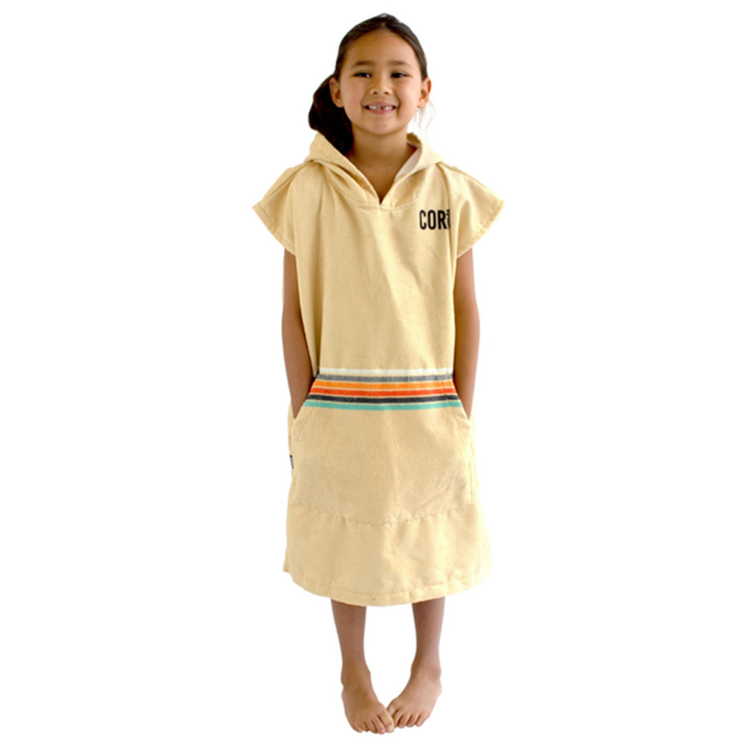 COR Surf Kinder Handtuch Poncho - Weicher, schnell trocknender Bade Poncho aus Mikrofaser, Kapuzenha