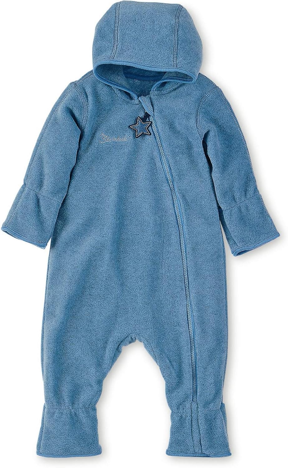 Sterntaler Baby-Jungen Overall Strampler 62 Mittelblau, 62 Mittelblau