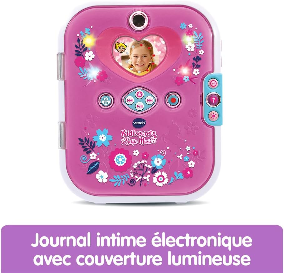 VTech 80-541905 Ordinateur Elektronisches Journal, Rose, M