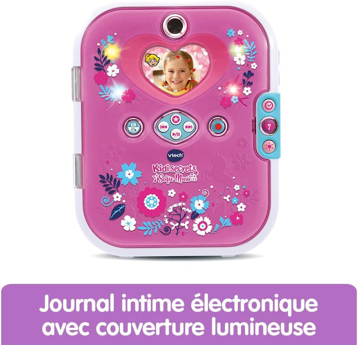 VTech 80-541905 Ordinateur Elektronisches Journal, Rose, M