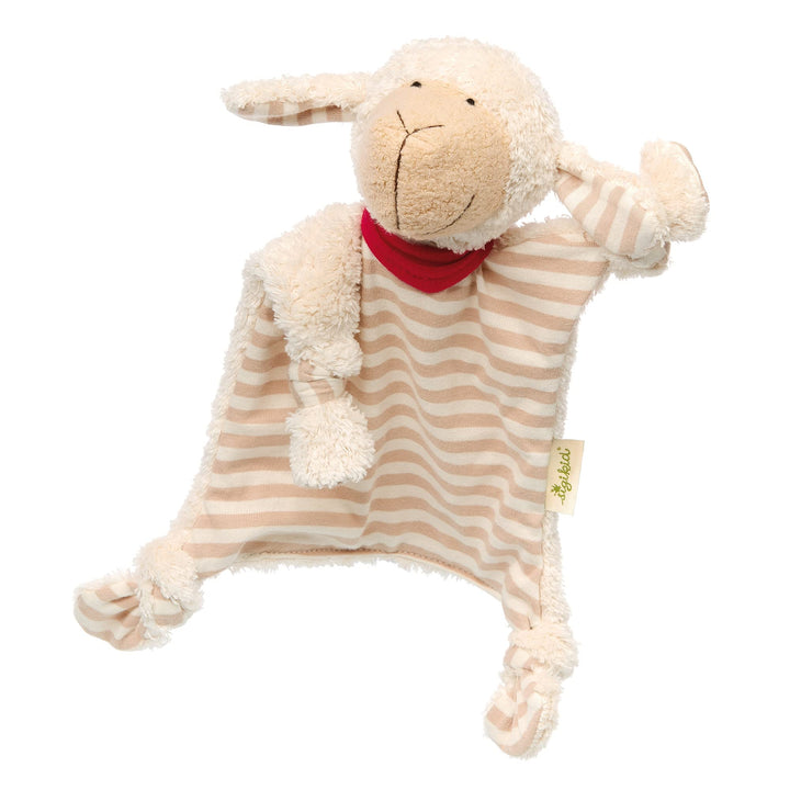 SIGIKID 38885 Schnuffeltuch Schaf Green Mädchen und Jungen Babyspielzeug empfohlen ab Geburt beige,