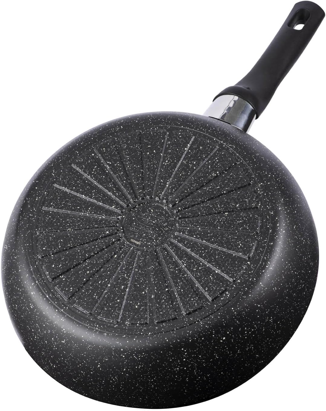 BALLARINI Vipiteno Schmorpfanne hoher Rand, Schmortopf Antihaftbeschichtet mit Deckel, Aluminium, ru
