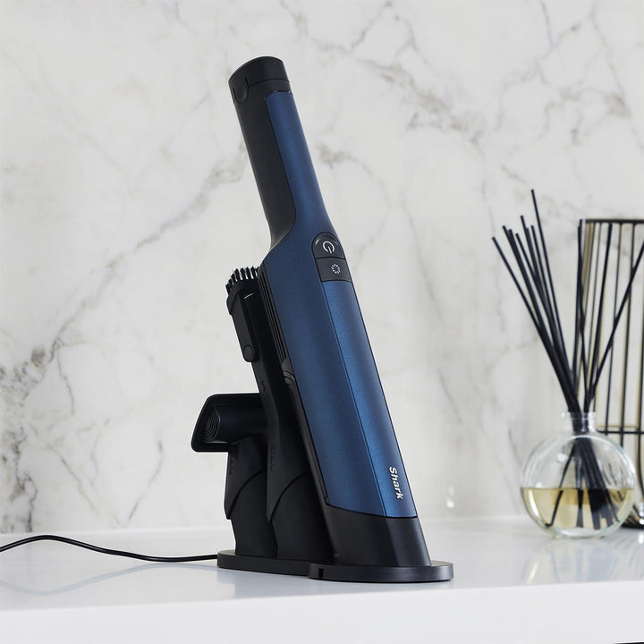Shark , Kabellos, [WV270EU] WandVac 2.0 Akku-Handstaubsauger,Blau Längere Laufzeit, Extra Saugkraft