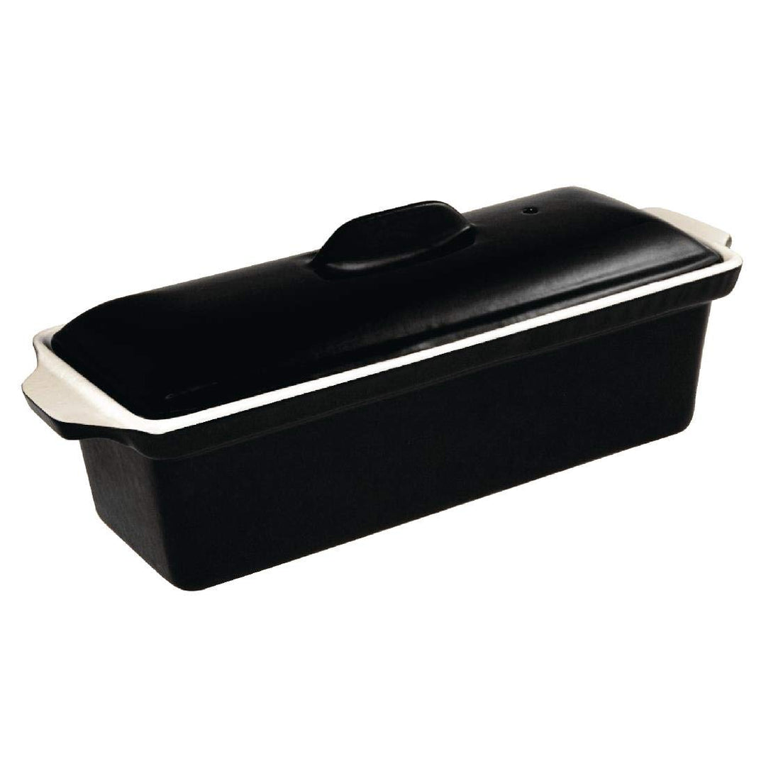 Vogue Terrine, 1,7 l, 110 x 340 x 105 mm 13226, schwarz, 110(h) x 340(w) x 105(d)mm, 110(h) x 340(w)