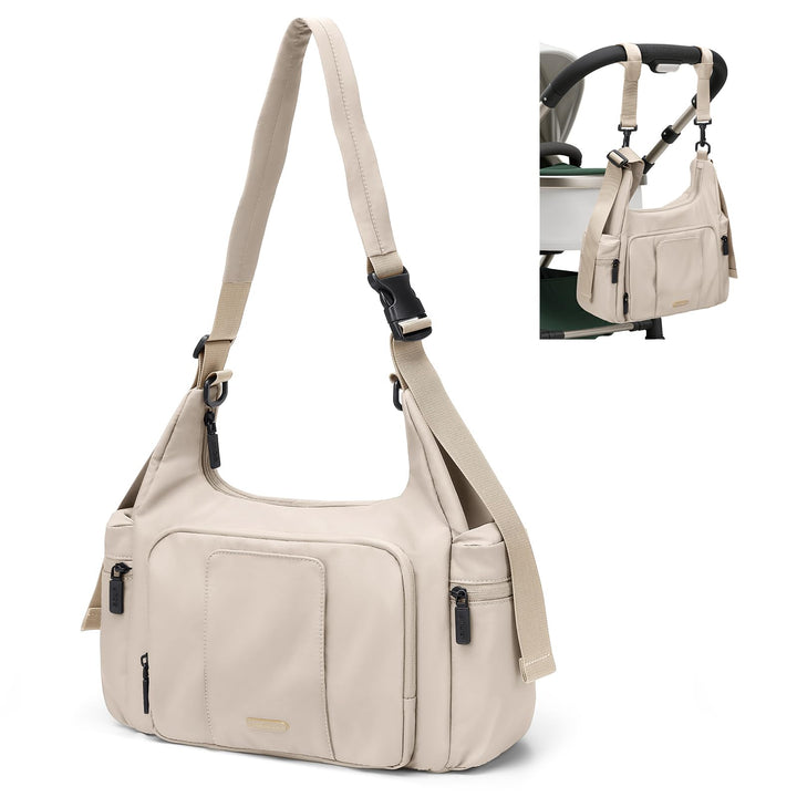 Baby Wickeltasche,Gross 14L Windeltasche für Unterwegs Diaper Bag, Wickelunterlage Multifunktions Lä