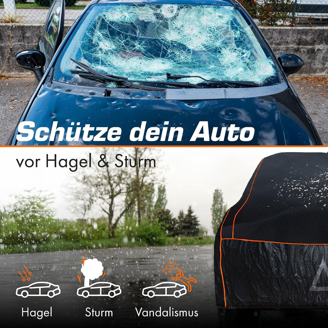 Upgrade4cars Auto Hagelschutzplane | Auto Abdeckplane Komplett für alle Jahreszeiten | Autoplane Uni