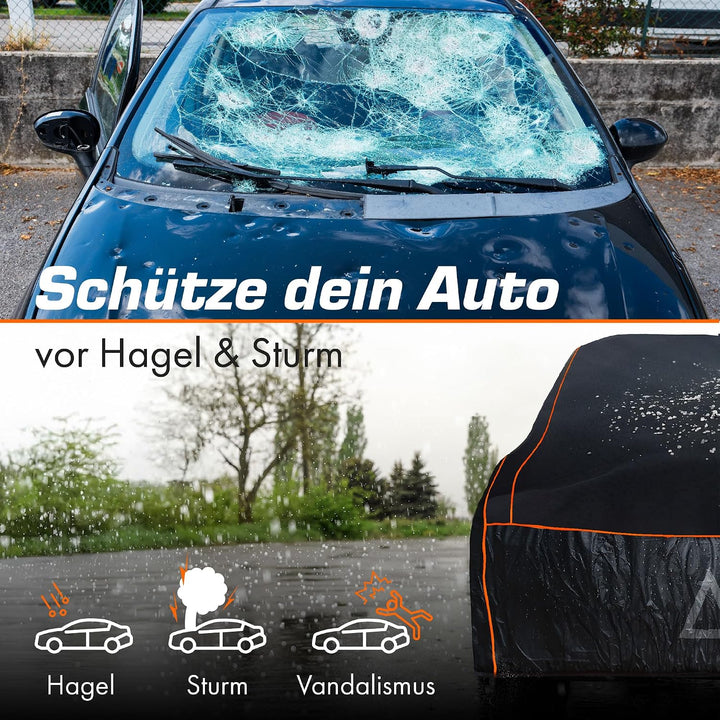 Upgrade4cars Auto Hagelschutzplane | Auto Abdeckplane Komplett für alle Jahreszeiten | Autoplane Uni
