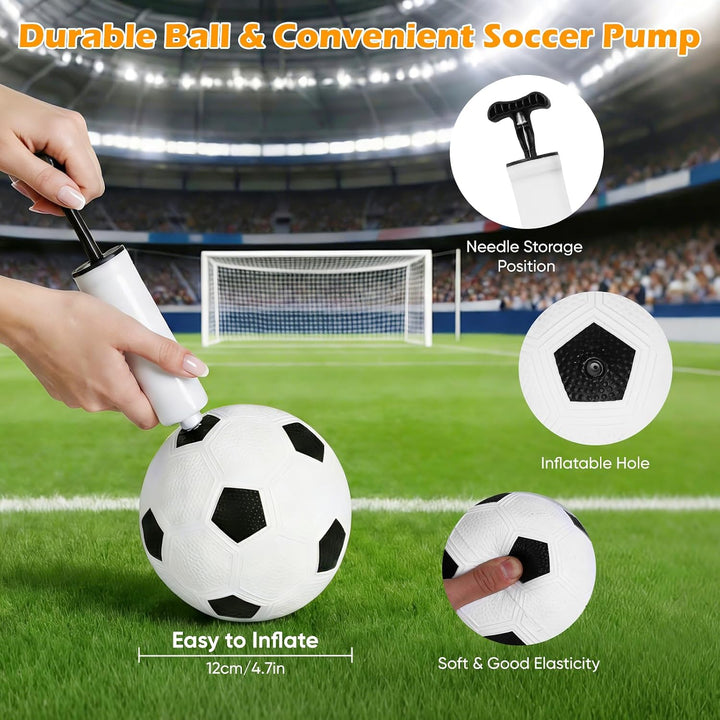 Faltbares Fussballtor für Kinder 90x60cm, 2er-Set