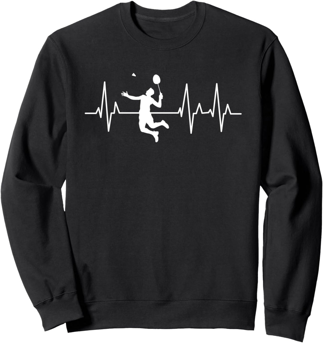 Lustiges Badminton Badmintonspieler Sweatshirt