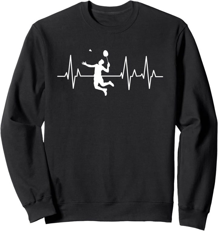 Lustiges Badminton Badmintonspieler Sweatshirt
