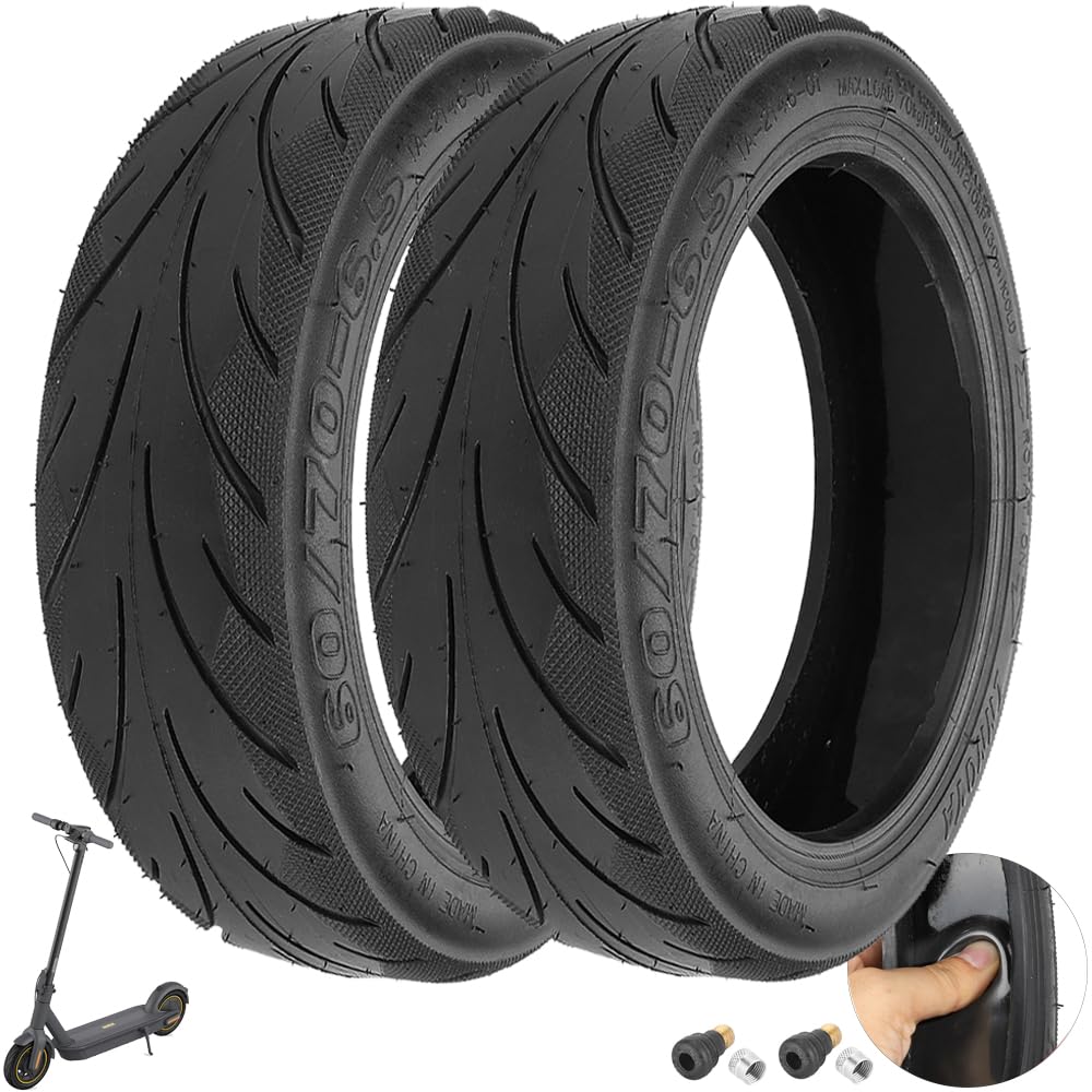 VOLOHAS 60/70-6.5 Tubeless Reifen mit Ventil für Segway Ninebot Max G30 Vorne/Hinten Scooter Reifen