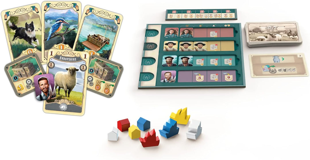 Eggertspiele | Great Western Trail – Neuseeland | Kennerspiel | Strategiespiel | 1-4 Spieler | Ab 12