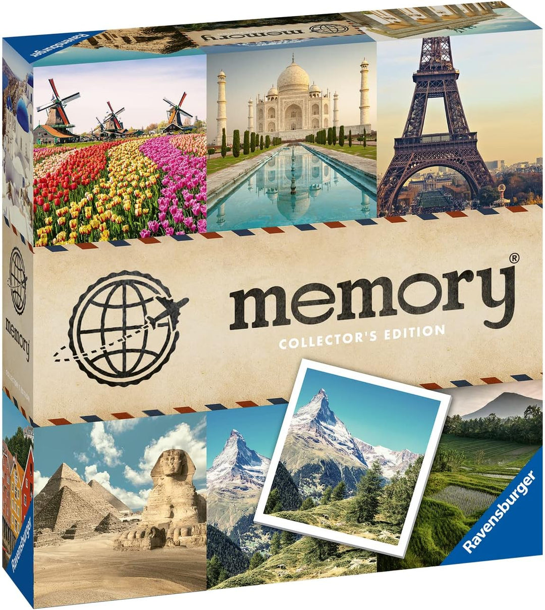 Ravensburger Collector's Memory® Schönste Reiseziele - 27379 - Das weltbekannte Gedächtnisspiel mit