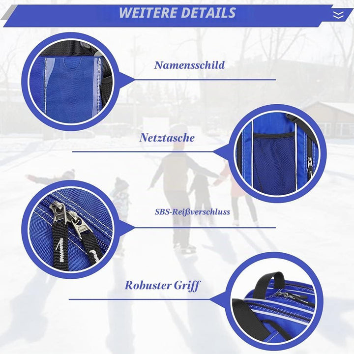 VENTCY Inliner Tasche, Skischuhtasche Kinder, Rollschuhe Tasche, Tasche für Inliner, Eislauf Inliner
