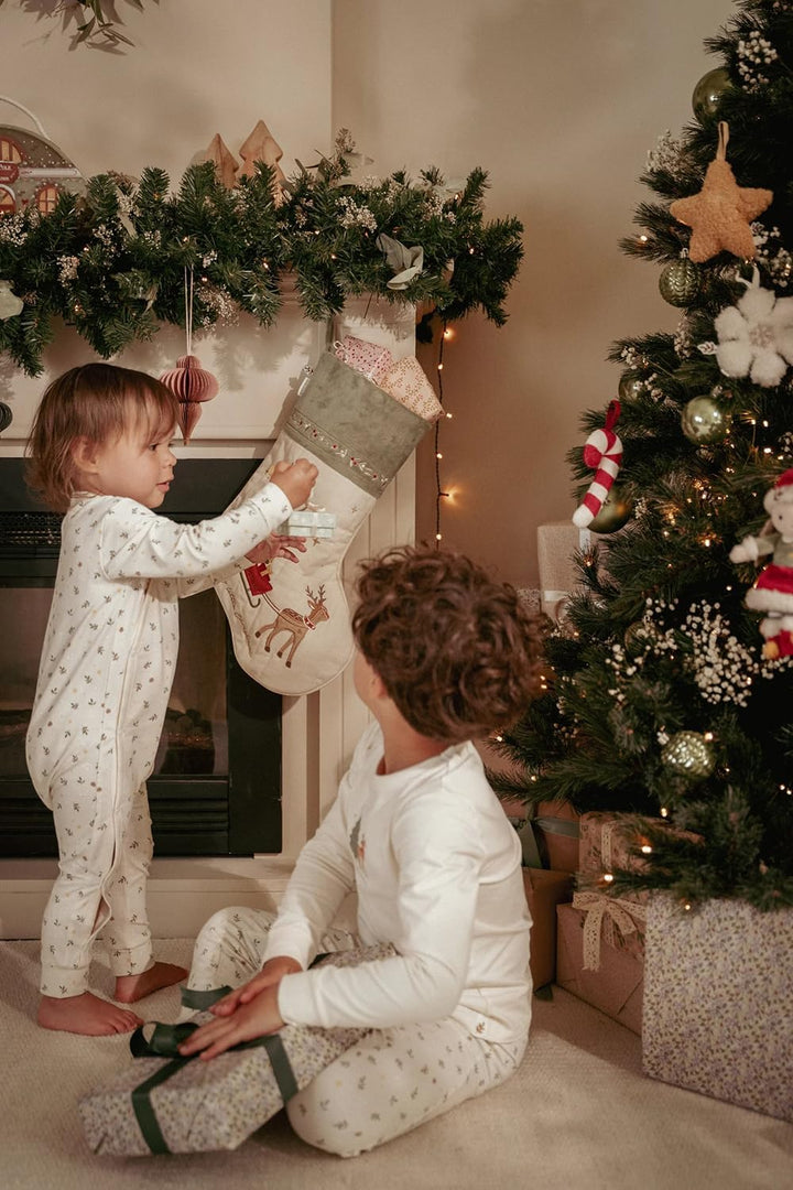 Little Dutch Weihnachtsstrumpf Nikolausstrumpf Nikolausstiefel zum Befüllen und Aufhängen XL - Weihn