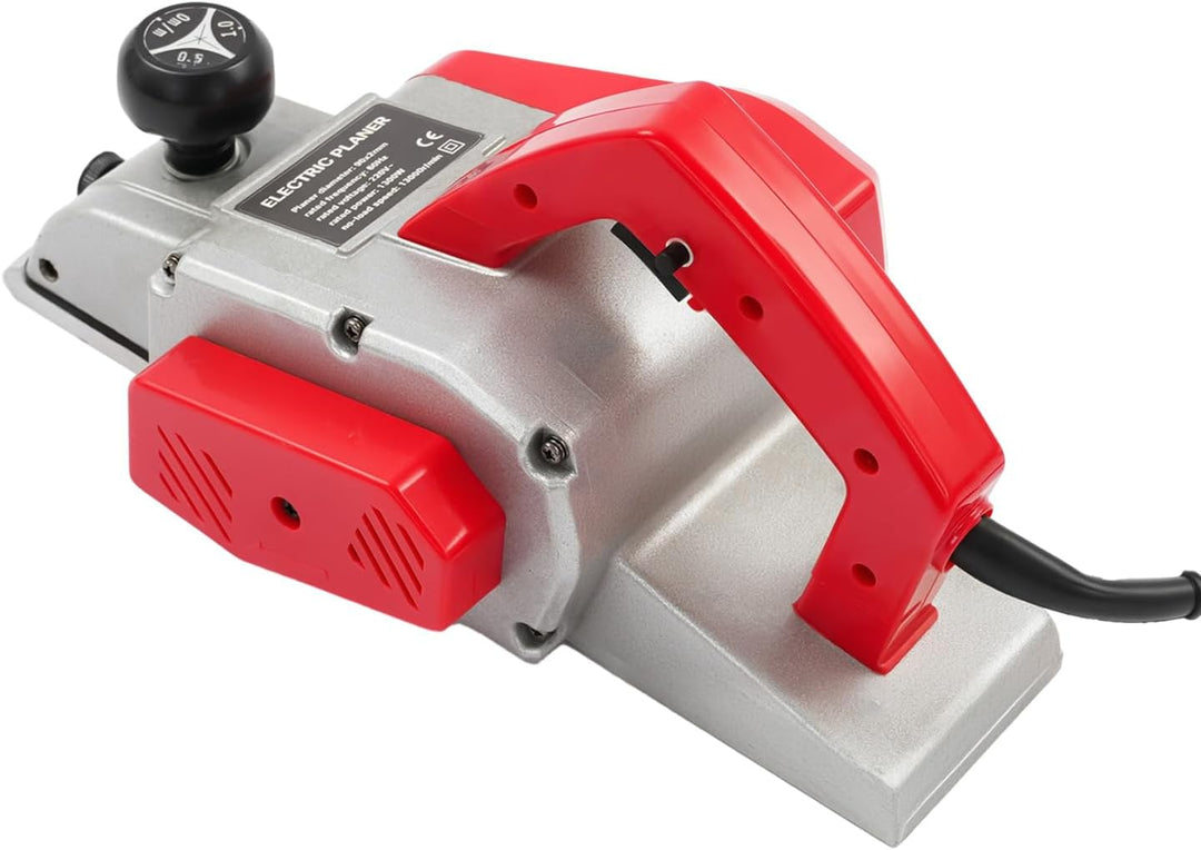 Elektrohobel 1300W Elektrische Hobelmaschine Hobelbreite Balkenhobel 13000rpm Handhobelmaschine mit