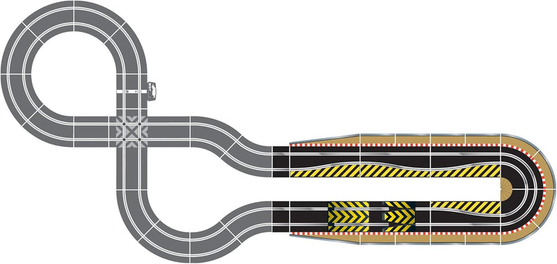 Scalextric 500008514 Accessories Zubehör-Track & Gleiszubehör, Small Ultimate - Extended Hairpin, Ul