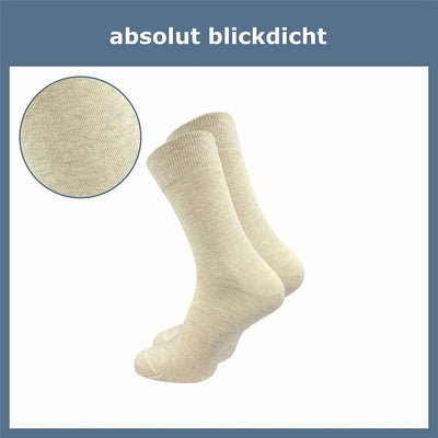 ca·wa·so Herren Socken aus 100% Baumwolle | Reine Baumwollsocken im 10er-Set | Freizeitsocken ohne N