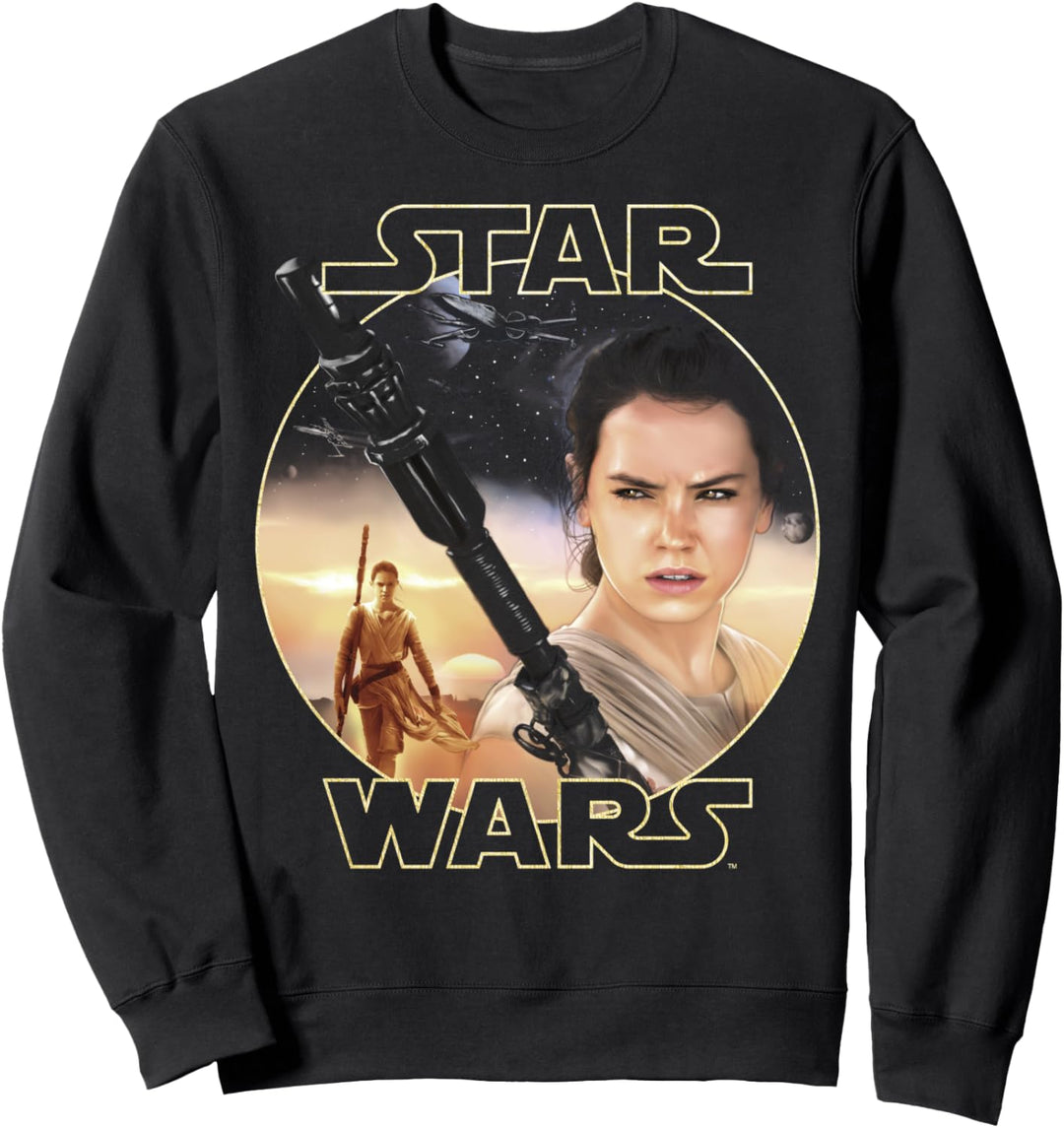 Star Wars Rey Close Up Sweatshirt