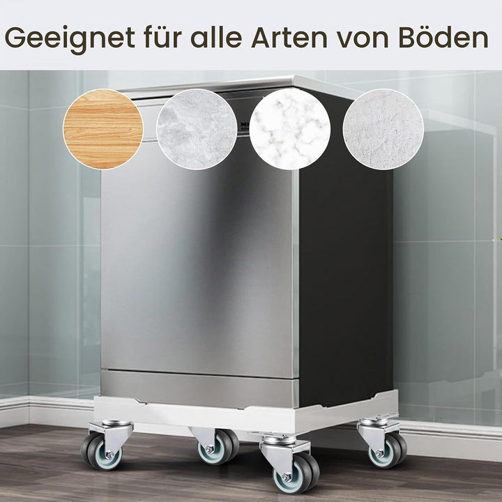 8 Stück Doppelrollen Lenkrollen mit Bremse 50mm Transportrollen Möbelrollen mit bremse bis 400kg Str